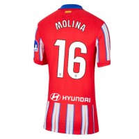 Maglia Calcio Atletico Madrid Nahuel Molina #16 Prima Divisa Donna 2024-25 Manica Corta